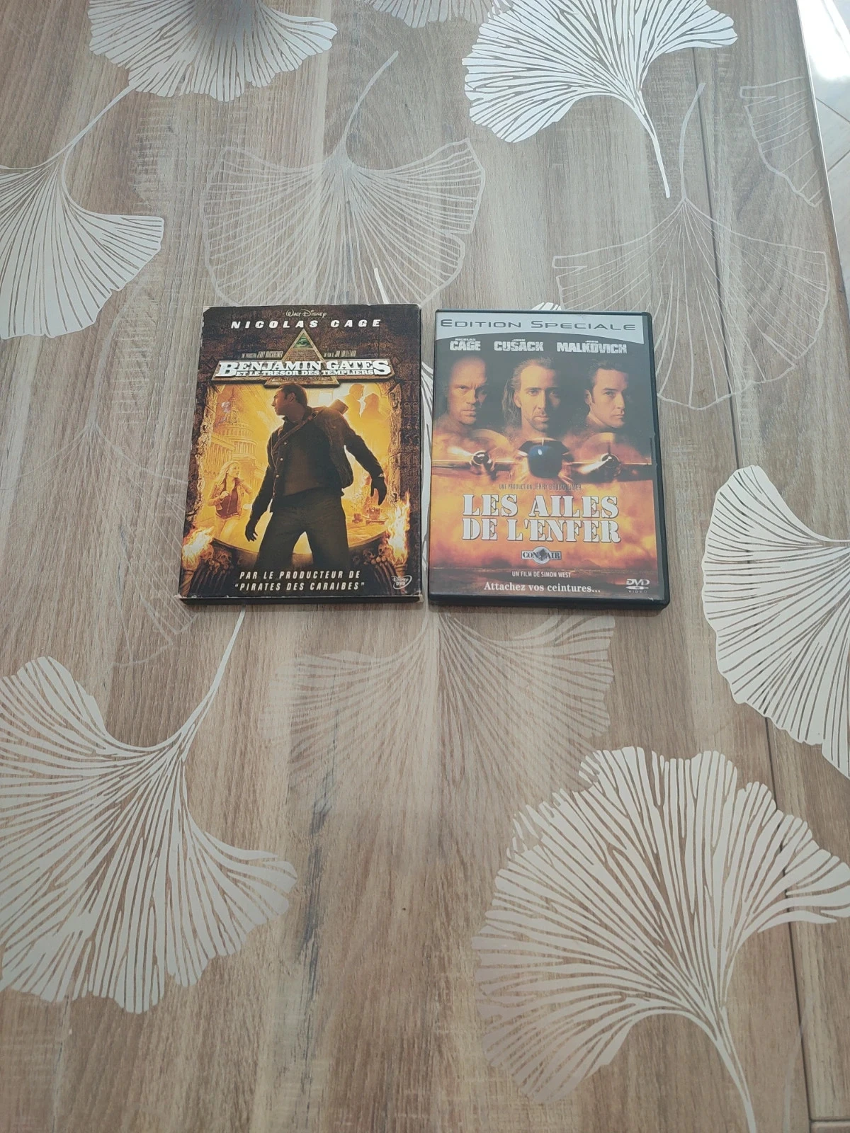 Lot de deux DVD action Nicolas cage